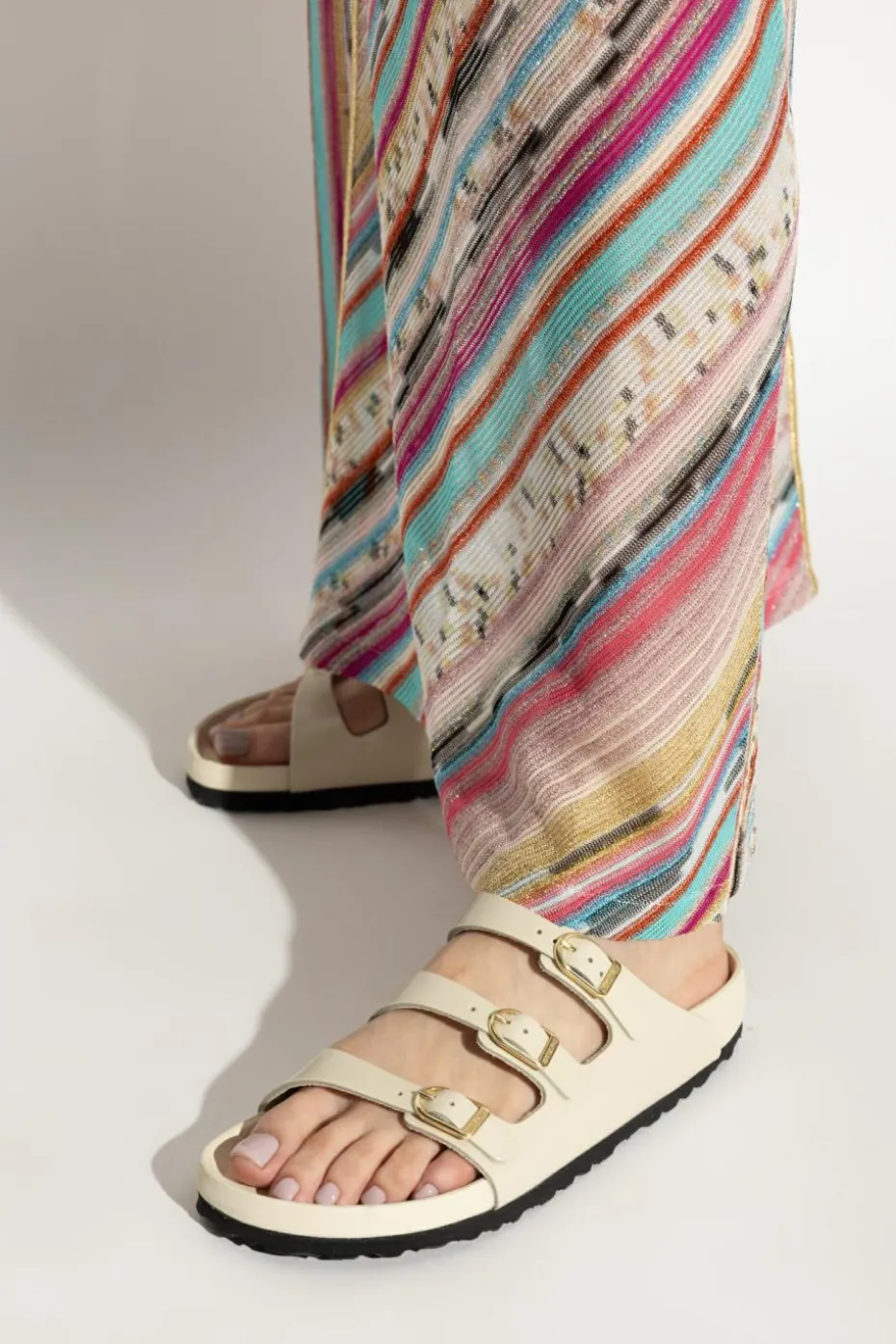 Birkenstock kremowy Klapki `Florida Fresh`