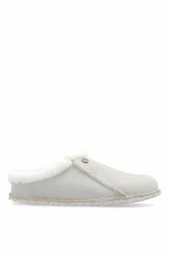 Birkenstock kremowy Klapki `Zermatt Premium`