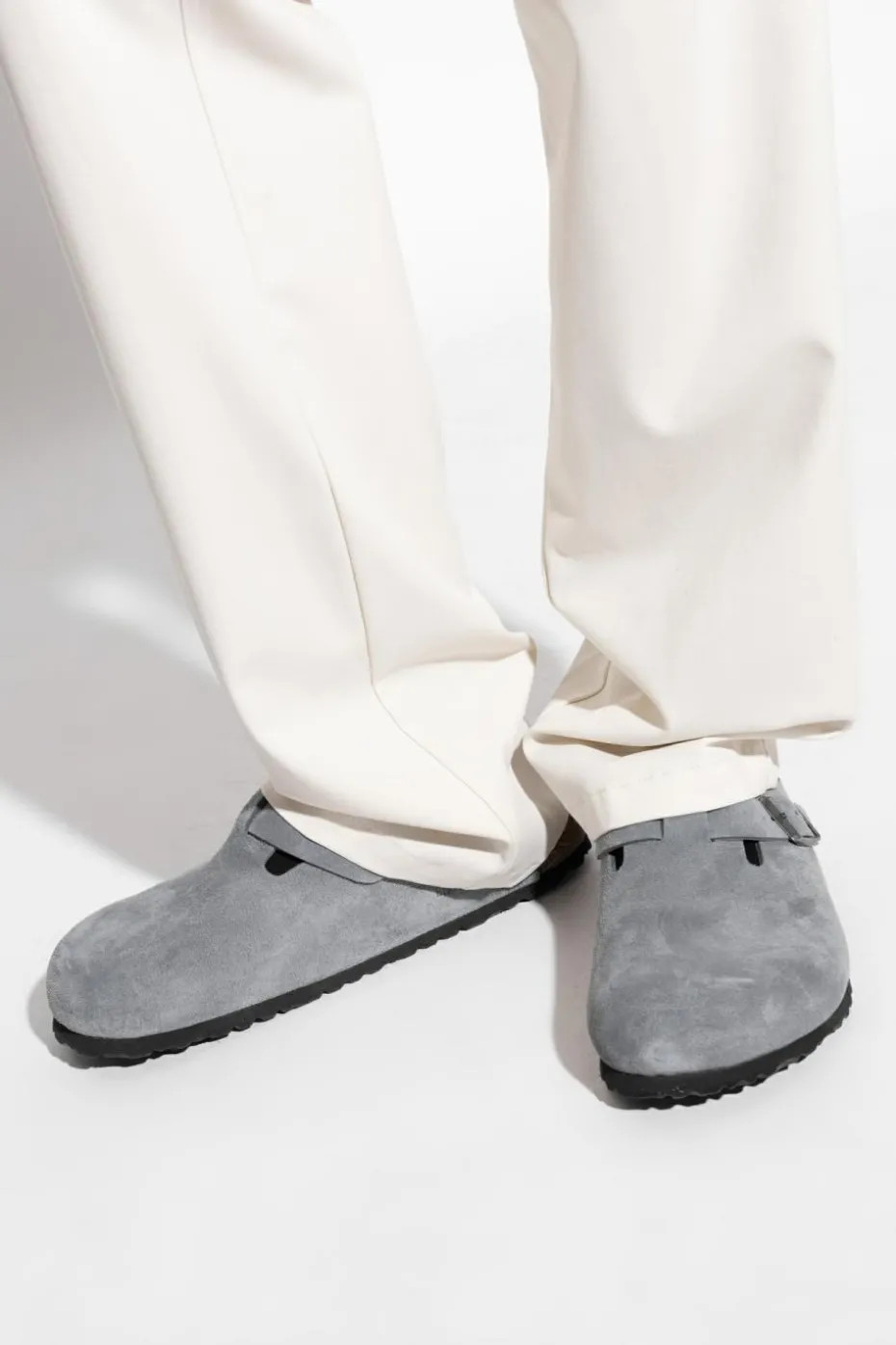 Birkenstock NIEBIESKI Klapki `Boston BS`