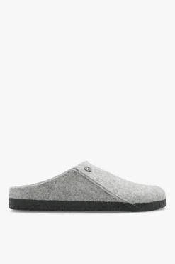 Birkenstock SZARY Filcowe klapki ‘Zermatt Rivet’