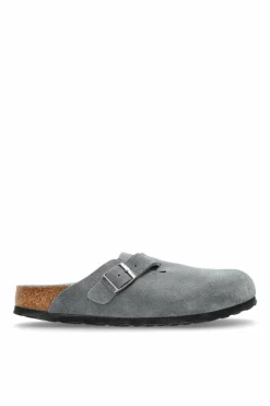 Birkenstock SZARY Klapki `Boston BS`