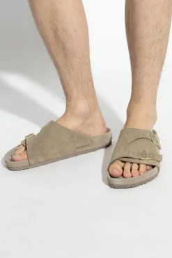 Birkenstock ZIELONY Klapki `Zurich BS`
