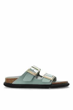 Birkenstock ZIELONY Klapki `Arizona Droplet Buckle`