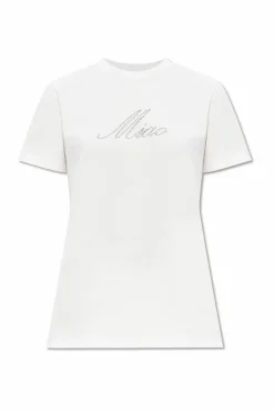 Blumarine BIAŁY T-shirt z logo