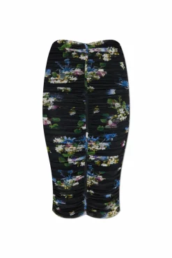 Blumarine CZARNY Spódnica z motywem kwiatowym