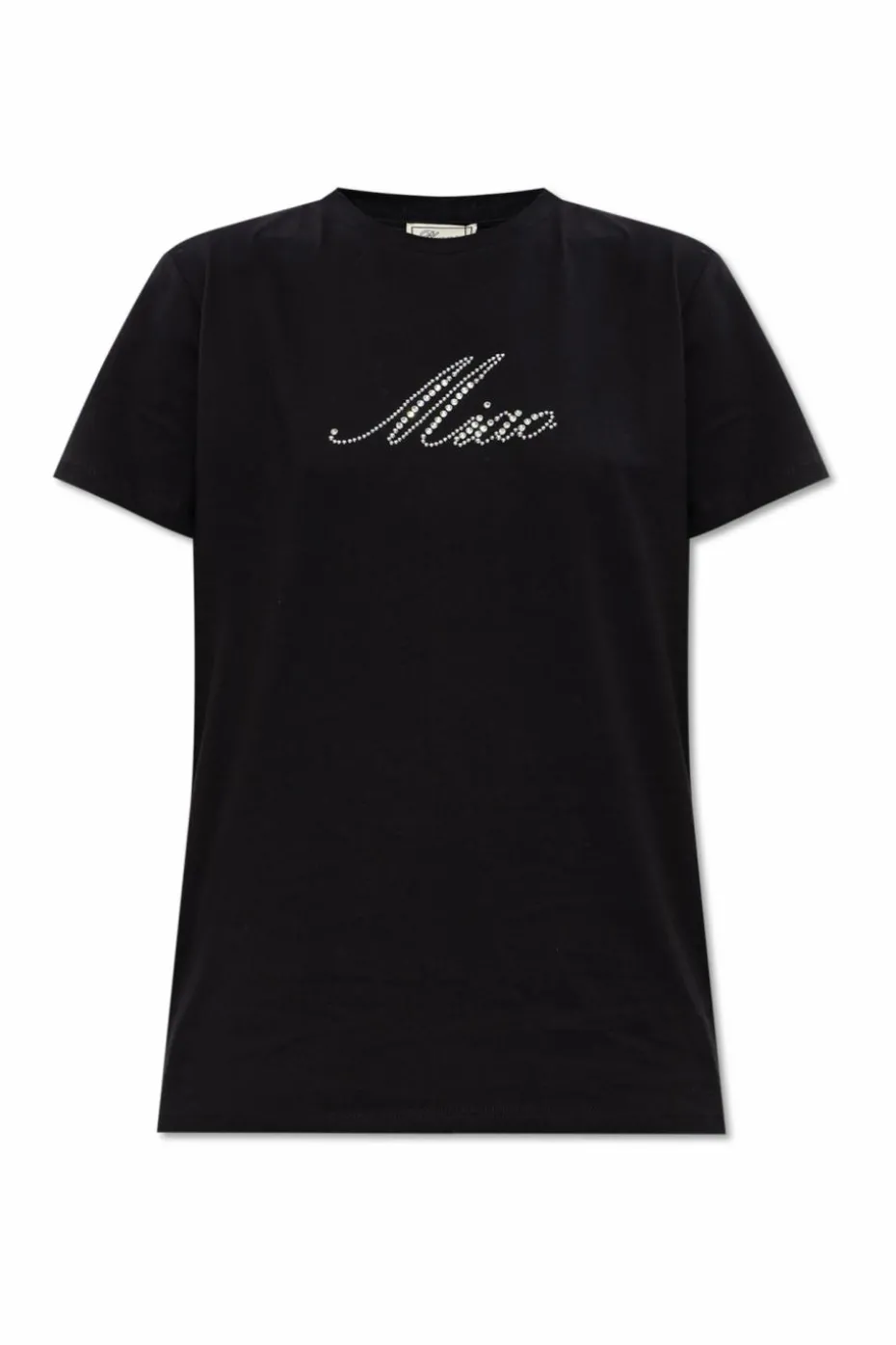 Blumarine CZARNY Top z logo
