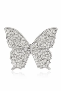 Blumarine SREBRNY Kolczyki w kształcie motyli