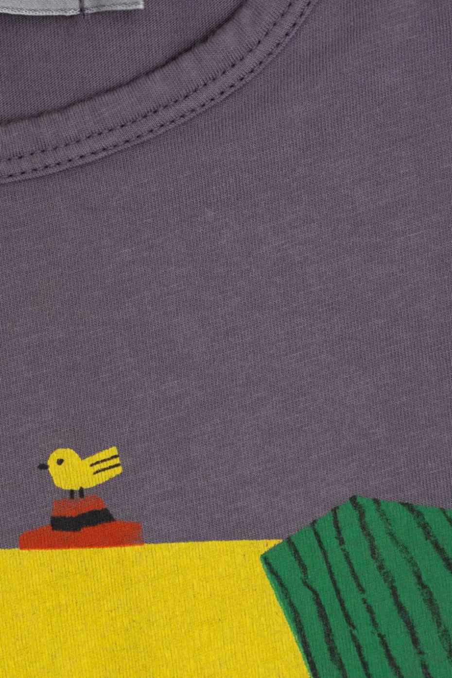 Bobo Choses FIOLETOWY T-shirt z długimi rękawami