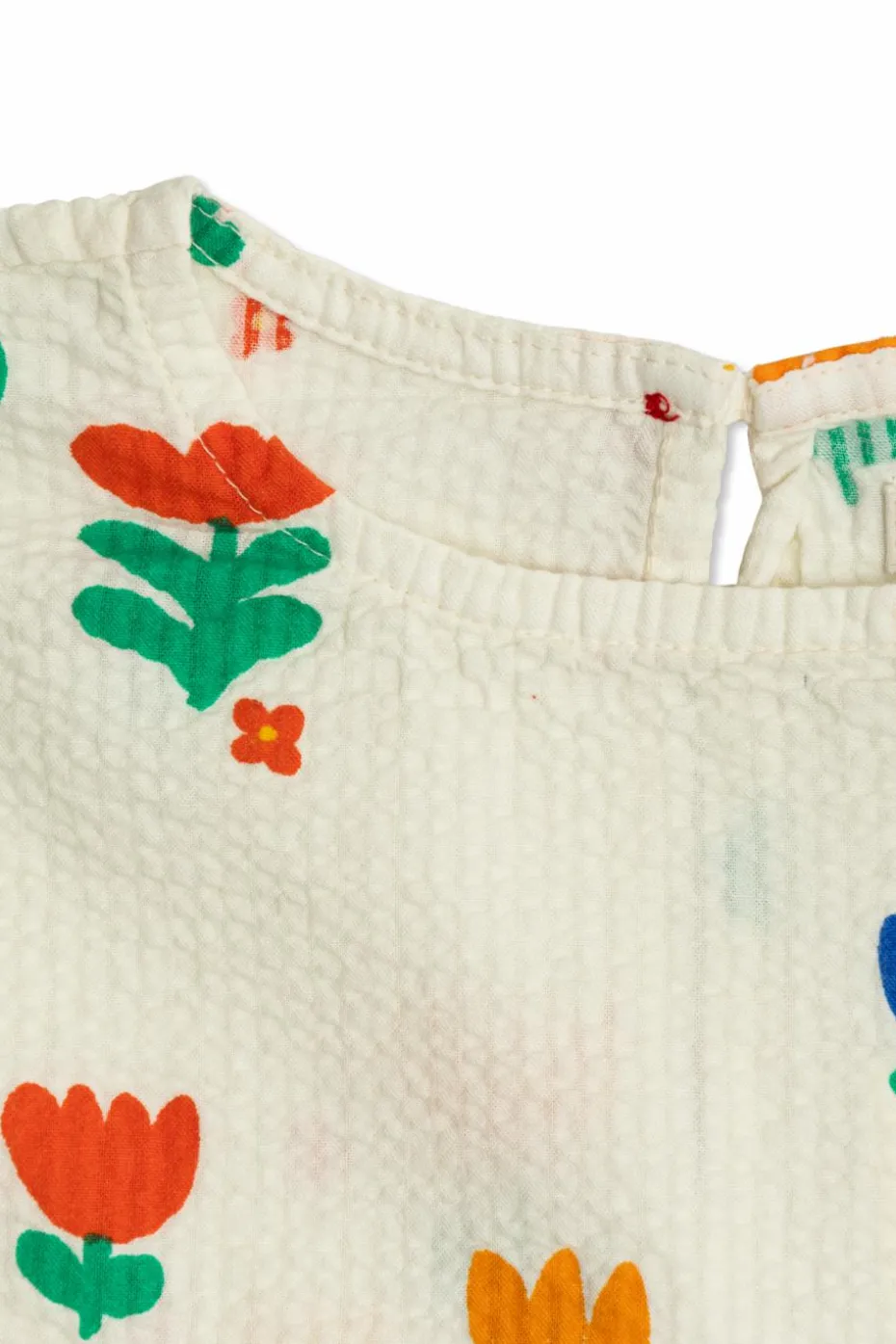 Bobo Choses kremowy Top z falbaną