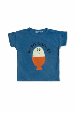 Bobo Choses NIEBIESKI T-shirt z nadrukiem