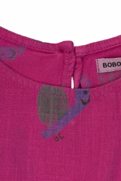 Bobo Choses RÓŻOWY Top z falbaną