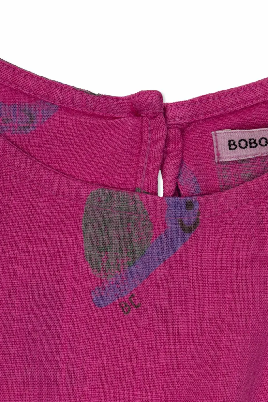 Bobo Choses RÓŻOWY Top z falbaną
