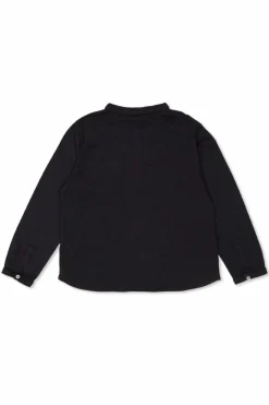 Bonpoint CZARNY T-shirt z logo