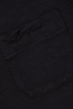 Bonpoint CZARNY T-shirt z logo