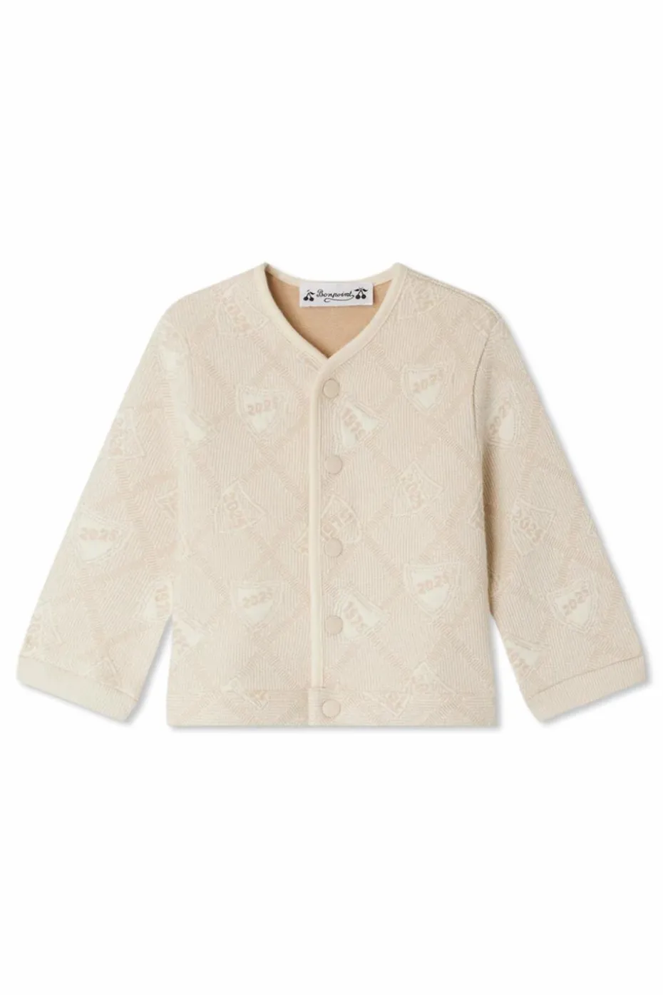 Bonpoint kremowy Bluza ze wzorem