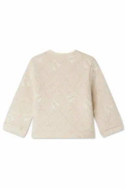 Bonpoint kremowy Bluza ze wzorem