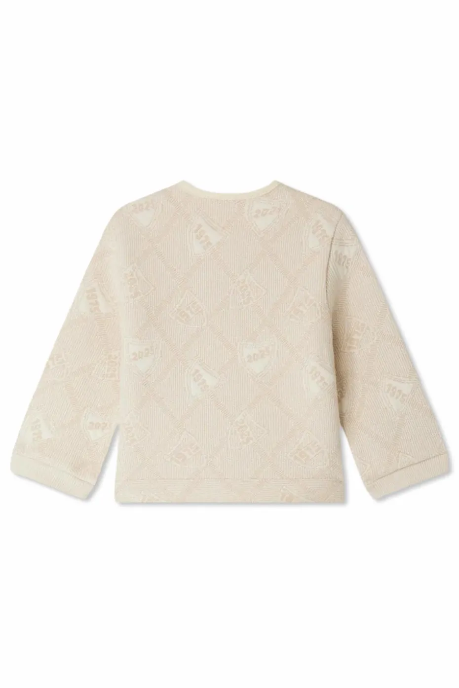 Bonpoint kremowy Bluza ze wzorem