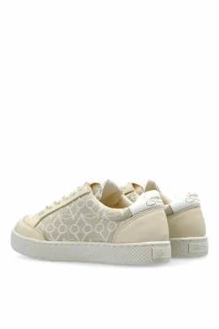 Bonpoint kremowy Buty sportowe z logo