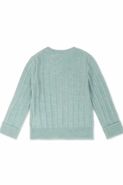 Bonpoint NIEBIESKI Kaszmirowy sweter `Teyana`