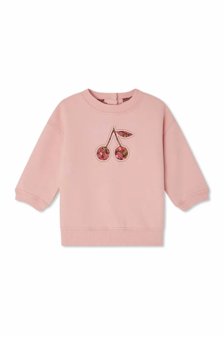 Bonpoint RÓŻOWY Bluza z aplikacją