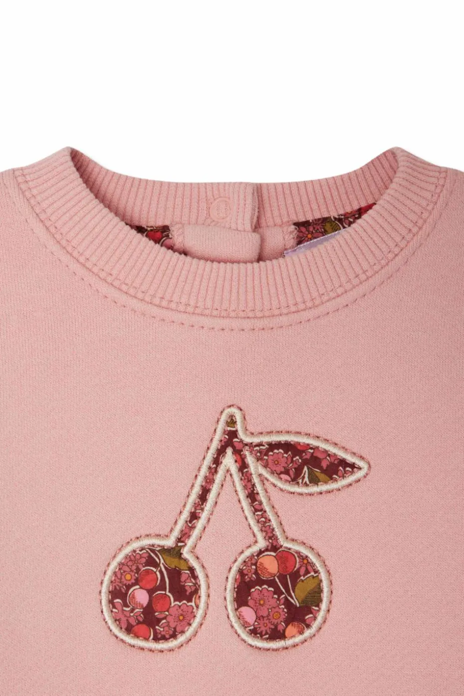 Bonpoint RÓŻOWY Bluza z aplikacją