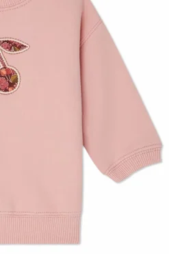 Bonpoint RÓŻOWY Bluza z aplikacją