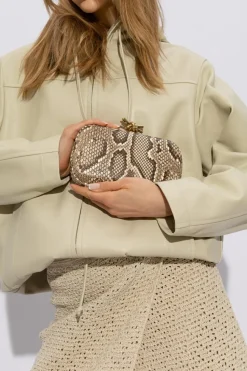 Bottega Veneta beżowy Kopertówka ‘Knott Small’
