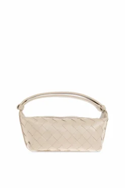Bottega Veneta beżowy Skórzana torba do ręki