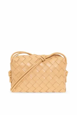 Bottega Veneta beżowy Torba na ramię ‘Loop Mini’