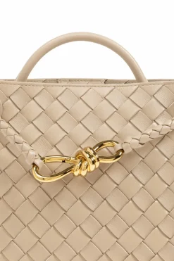 Bottega Veneta beżowy Torba do ręki `Andiamo Small`