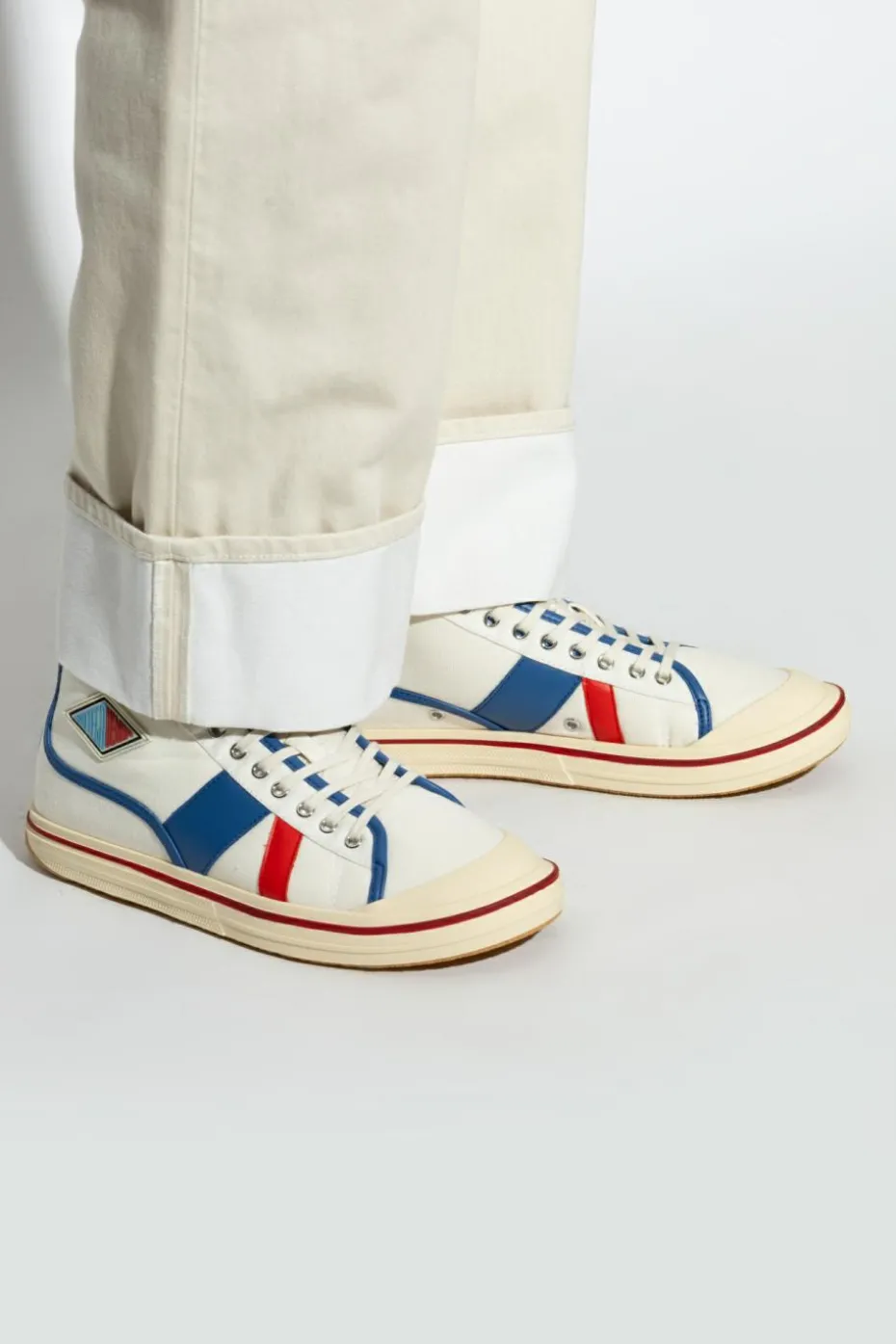 Bottega Veneta BIAŁY Buty sportowe `Eliot`