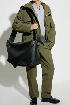 Bottega Veneta BIAŁY Koszula ze wzorem w pasy