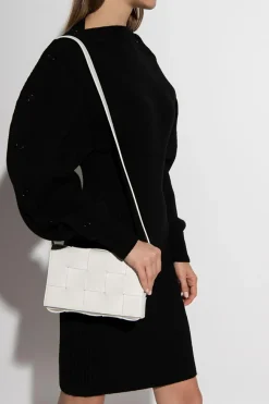 Bottega Veneta BIAŁY Torba na ramię ‘Cassette’