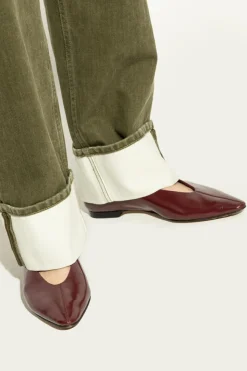 Bottega Veneta BORDO Baleriny Sofia`