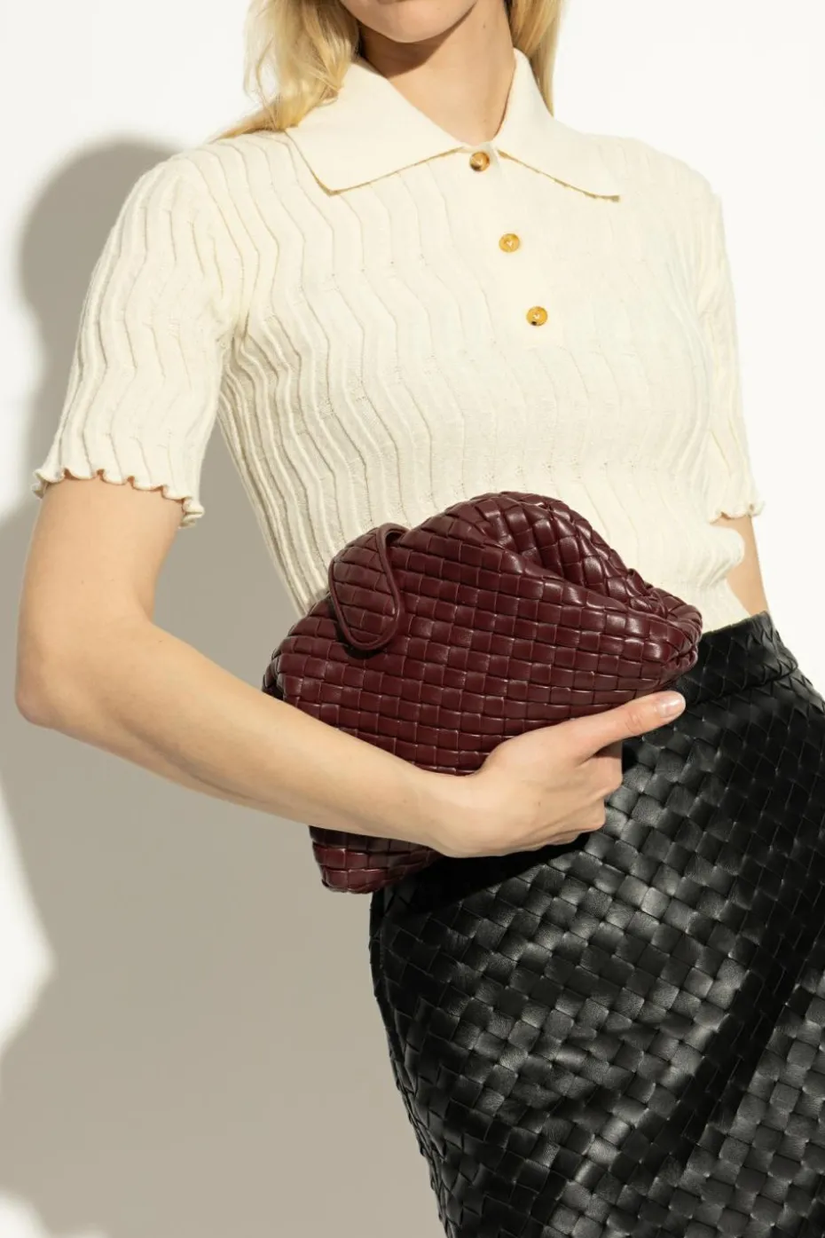 Bottega Veneta BORDO Kopertówka `Lauren 1980 Small`
