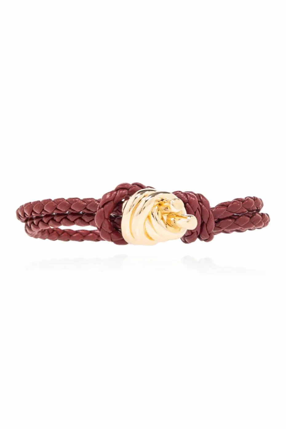 Bottega Veneta BORDO Skórzana bransoleta