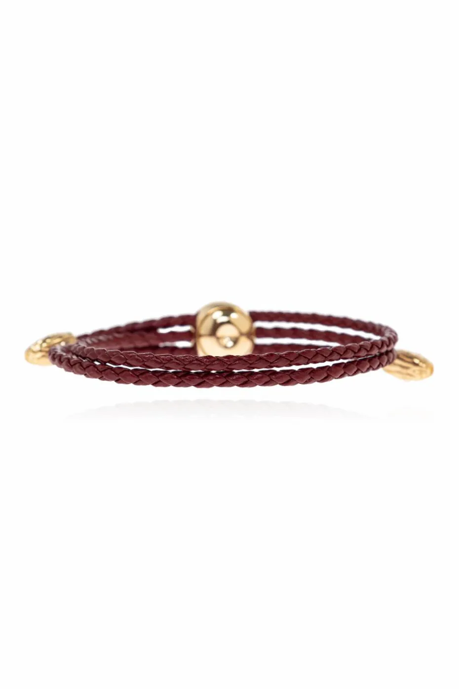 Bottega Veneta BORDO Skórzana bransoleta