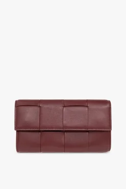 Bottega Veneta BORDO Skórzany portfel