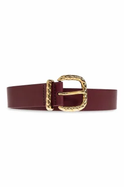 Bottega Veneta BORDO Skórzany pasek