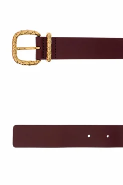 Bottega Veneta BORDO Skórzany pasek