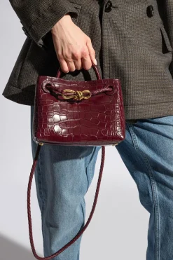 Bottega Veneta BORDO Torba na ramię ‘Andiamo Mini’