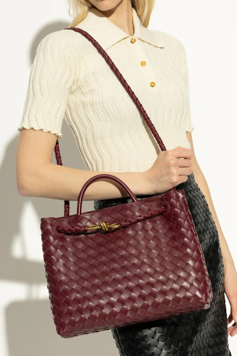 Bottega Veneta BORDO Torba `Andiamo`