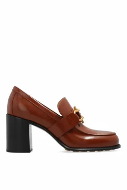Bottega Veneta BRĄZOWY Buty na obcasie ‘Monsieur’