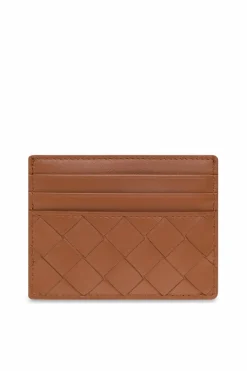 Bottega Veneta BRĄZOWY Etui na karty