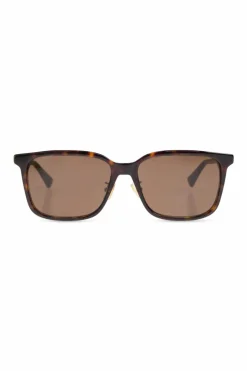 Bottega Veneta BRĄZOWY Okulary przeciwsłoneczne