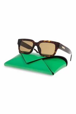 Bottega Veneta BRĄZOWY Okulary przeciwsłoneczne