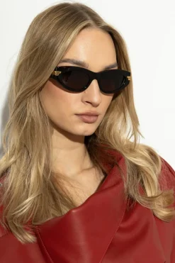 Bottega Veneta BRĄZOWY Okulary przeciwsłoneczne