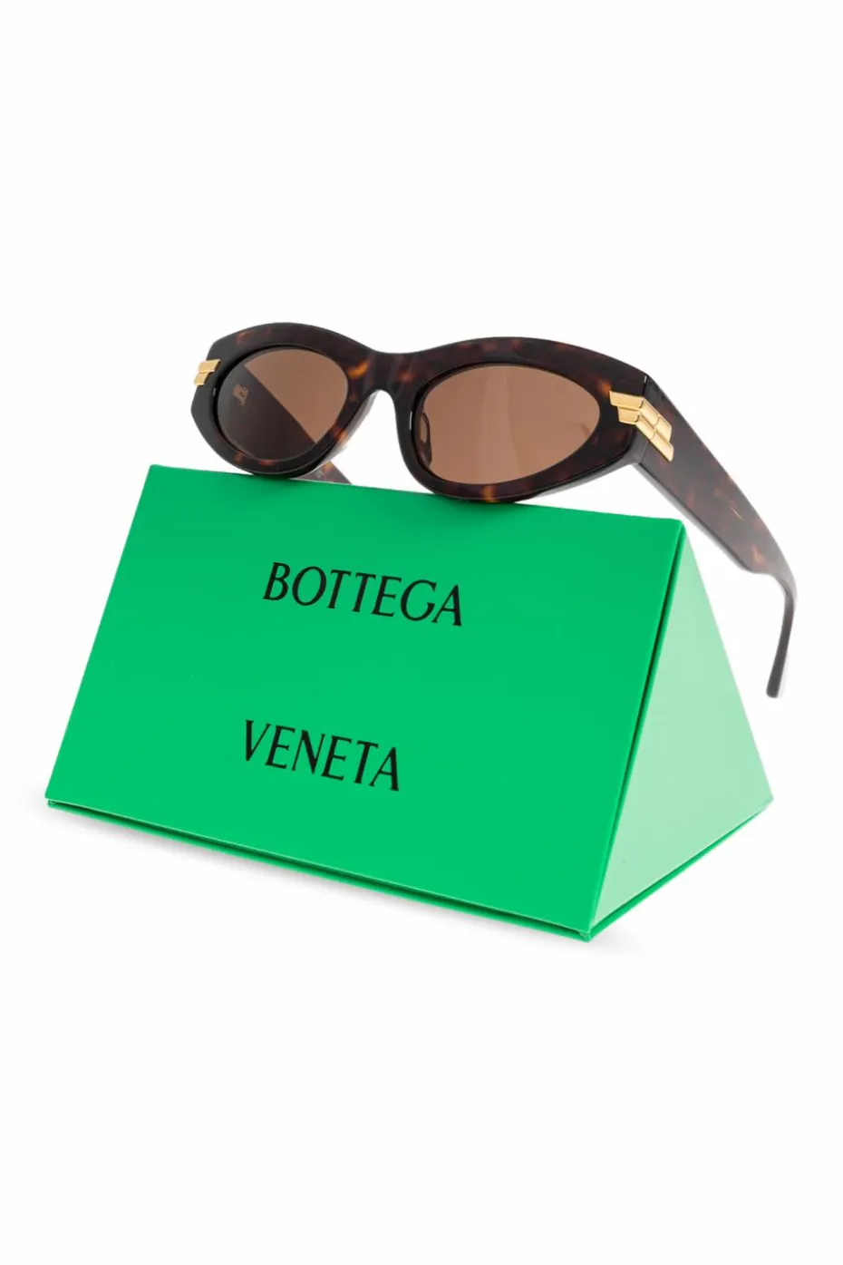 Bottega Veneta BRĄZOWY Okulary przeciwsłoneczne