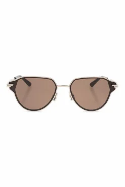 Bottega Veneta BRĄZOWY Okulary przeciwsłoneczne