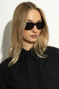 Bottega Veneta BRĄZOWY Okulary przeciwsłoneczne